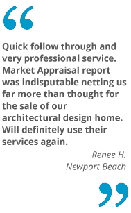 Southern California Appraisals Client Reviews